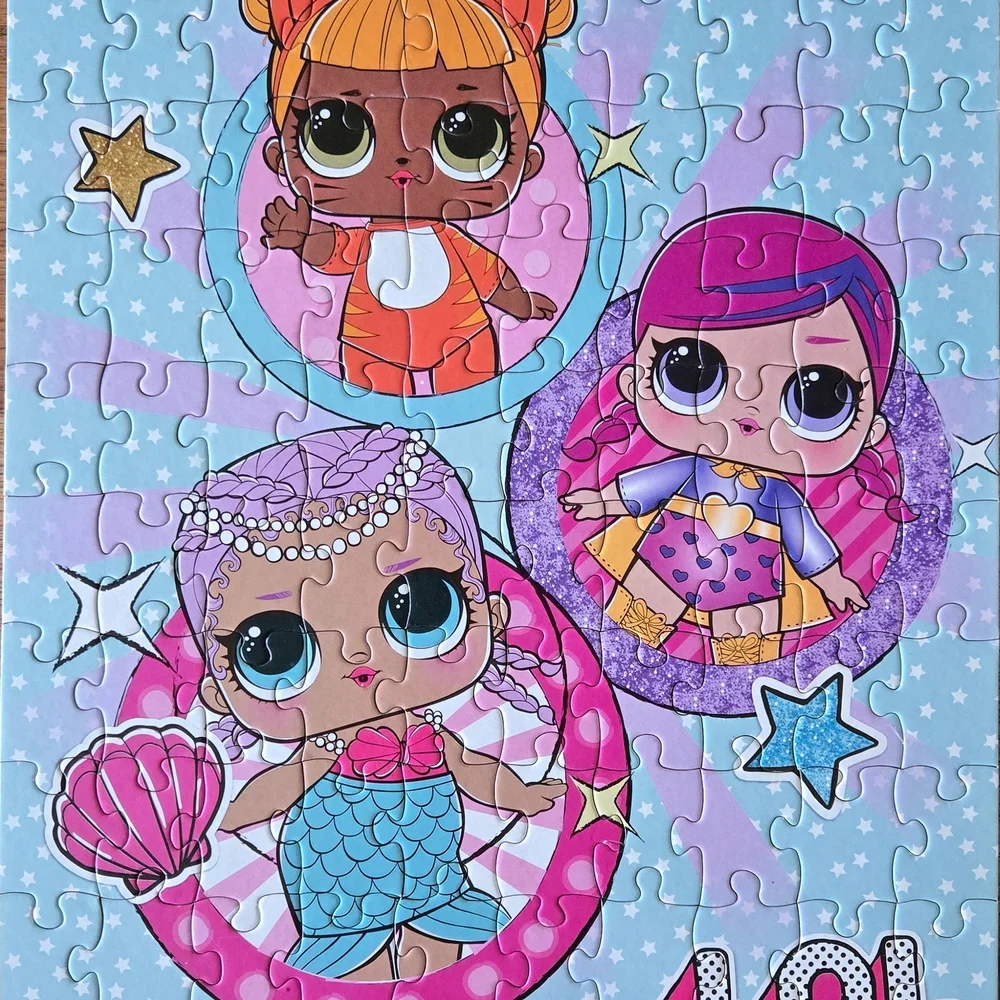 LOL Surprise! Kids Puzzle 100 Pieces Bundle Of 8 Puzzles